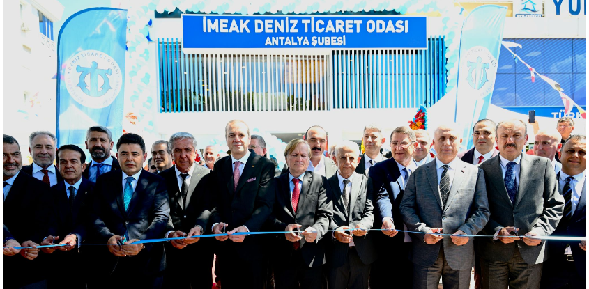 İMEAK Deniz Ticaret Odası Antal Şubemizin Yeni Hizmet Binası, Düzenlenen Törenle Açıldı