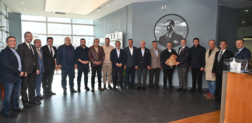 İMEAK DTO Şube Başkanlarımızdan Oluşan Heyet, Yönetim Kurulu Başkanımız Vedat Doğusel'i Ziyaret Etti