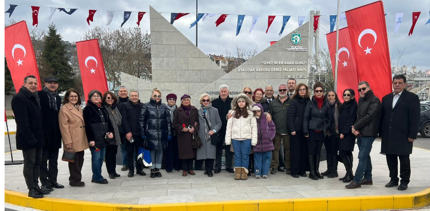 1 Mart Üsküdar Vapur Faciası'nın 68. Yıl Dönümünde, İzmit, Karamürsel ve Gölcük'te Anma Törenleri Düzenlendi