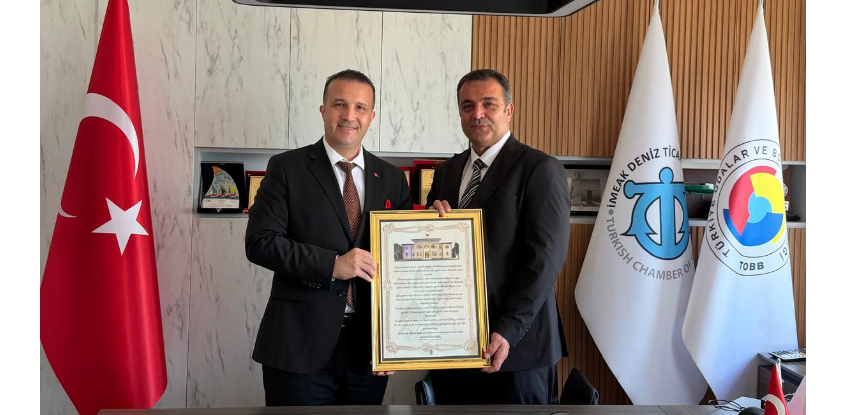 YK BAŞKANIMIZ VEDAT DOĞUSEL, İMEAK DTO FETHİYE ŞUBESİ YÖNETİM KURULU BAŞKANI İLKAY TUGAY'I ZİYARET ETTİ